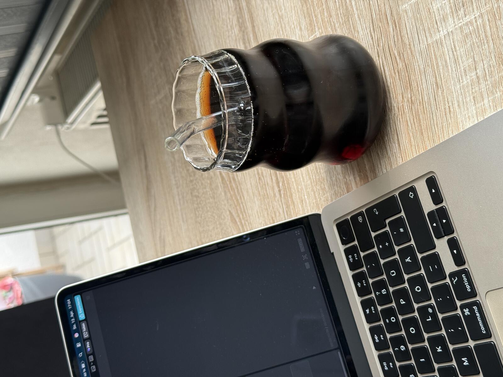 Content-Schnitt am Laptop